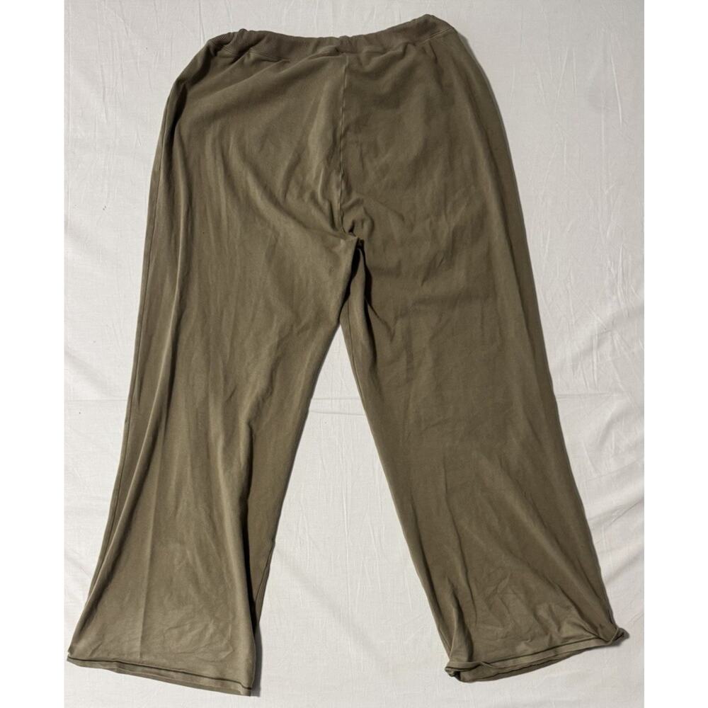 Skims Women’s Relaxed Straight Pants - Olive Green - Plus Size 3X - Picture 6 of 9